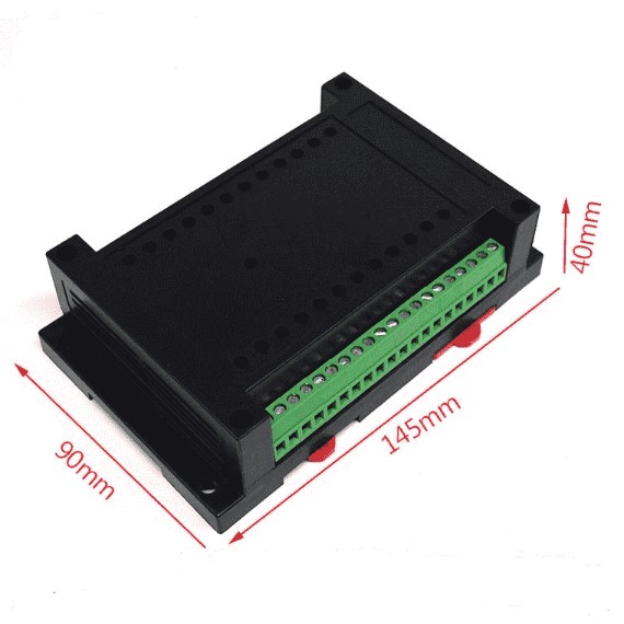Plastic Enclosure 145x90x40mm with Connector Housing Box (Electronic Project Enclosure)