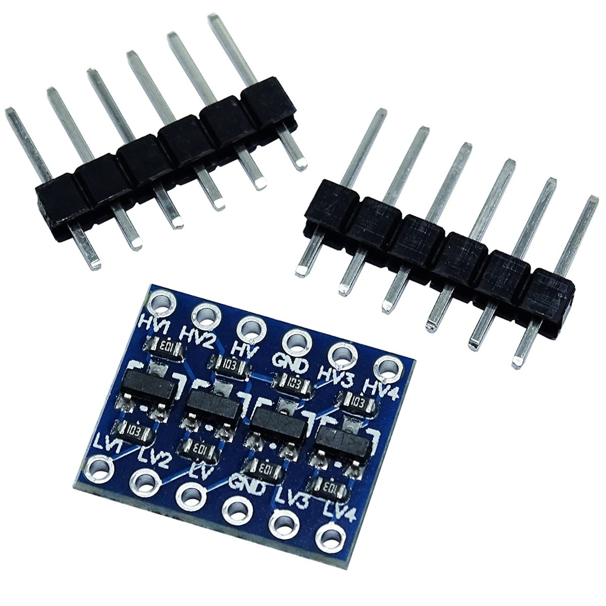 I2C 4 Channel 3.3V to 5V Bi-Directional Logic Level Converter (4 Channel Logic Level Shifter Module) image 1