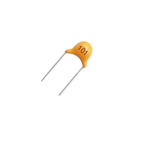 100pF (101) Multilayer Mylar Capacitor (Polyester Film Capacitor for RF Tuning and High Frequency Circuit Applications) image 2