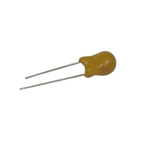 100uF 16V Tantalum Capacitor (Solid Electrolytic Capacitor) image 2