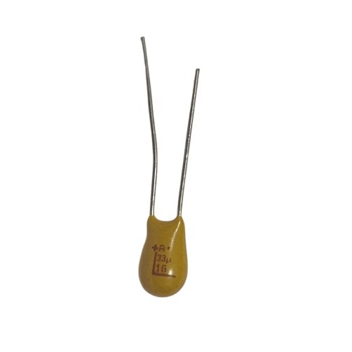 33uF 16V Tantalum Capacitor (Solid Electrolytic Capacitor) image 1