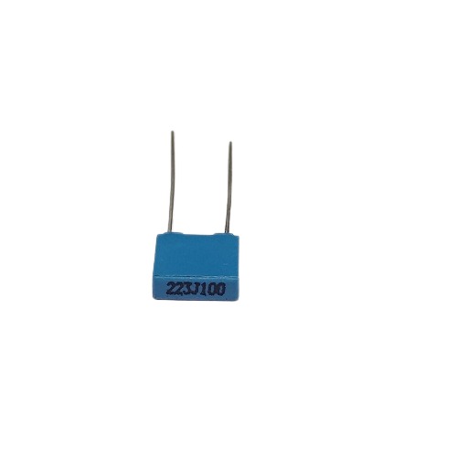 0.022UF 22nF 100V Polyester Box Capacitor 5mm Pitch (223 Metallized Film Capacitor for Filtering and Coupling Applications) image 1