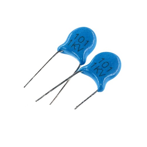100pF (101K) 1kV High Voltage Ceramic Disc Capacitor image 2