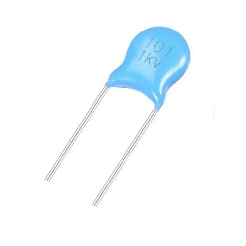 100pF (101K) 1kV High Voltage Ceramic Disc Capacitor image 1