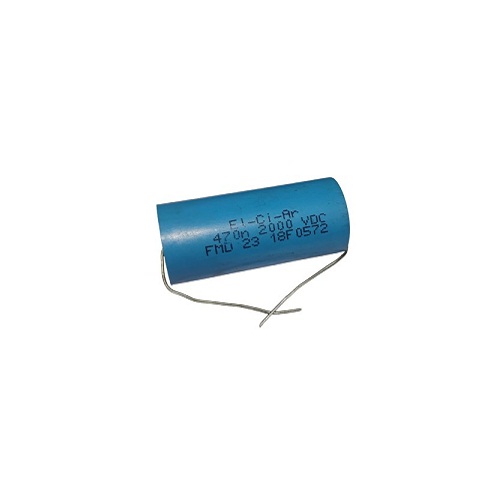 0.47µF 2000VDC El-Ci-Ar Capacitor FMD23 (Round High-Voltage Film Capacitor) image 1