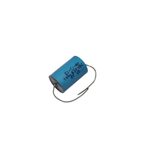 0.1µF 630VDC El-Ci-Ar Capacitor KT22 (Round High-Voltage Film Capacitor) image 2