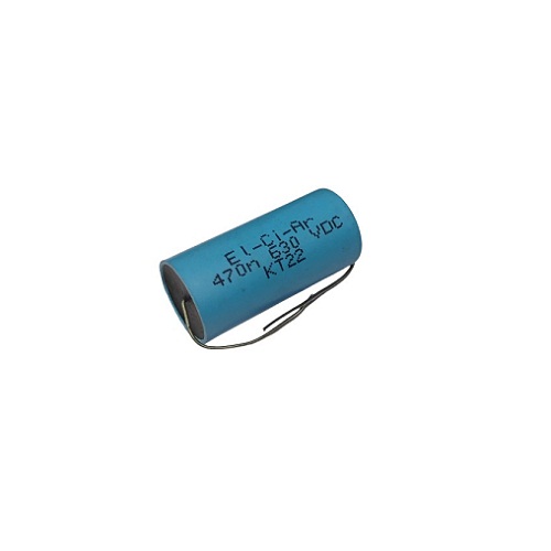 0.47µF 630VDC El-Ci-Ar Capacitor KT22 (Round High-Voltage Film Capacitor) image 2