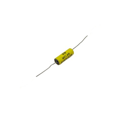 CTR 0.0068uF 630V Metallised Polypropylene Film Capacitor Radial Through Hole Yellow (CTR/MPEAR-6n8K630 Self-Healing Film Capacitor) image 2