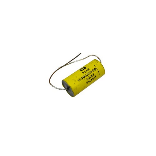 0.015uF 400V Metallised Polypropylene Film Capacitor Radial Through Hole Yellow (CTRPSAR-15000/D/400 Self-Healing Film Capacitor) image 1