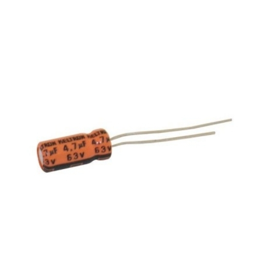 4.7uF 63V Keltron Radial Electrolytic Capacitor (Aluminum Capacitor) image 1