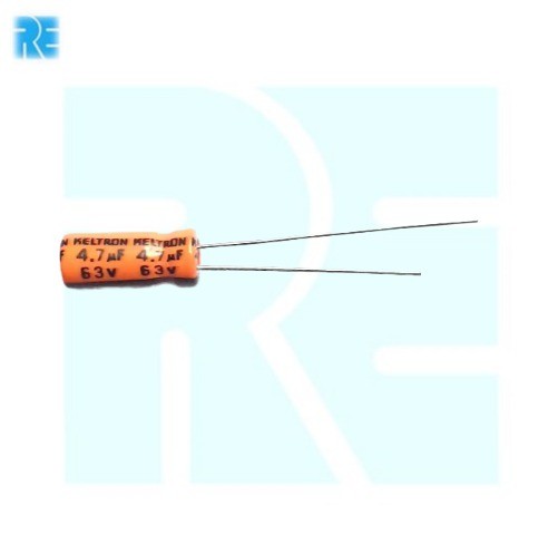 4.7UF 63V KELTRON image 1