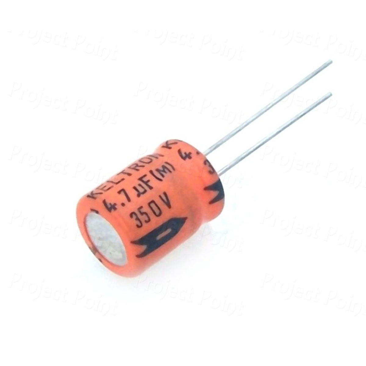 4.7uF 350V Keltron Radial Electrolytic Capacitor (Aluminum Capacitor) image 1