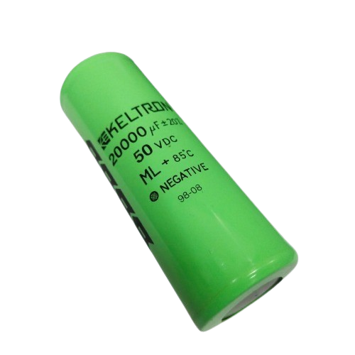 20000uF 50V Keltron ML +85C Radial Electrolytic Capacitor (Aluminum Capacitor) image 1