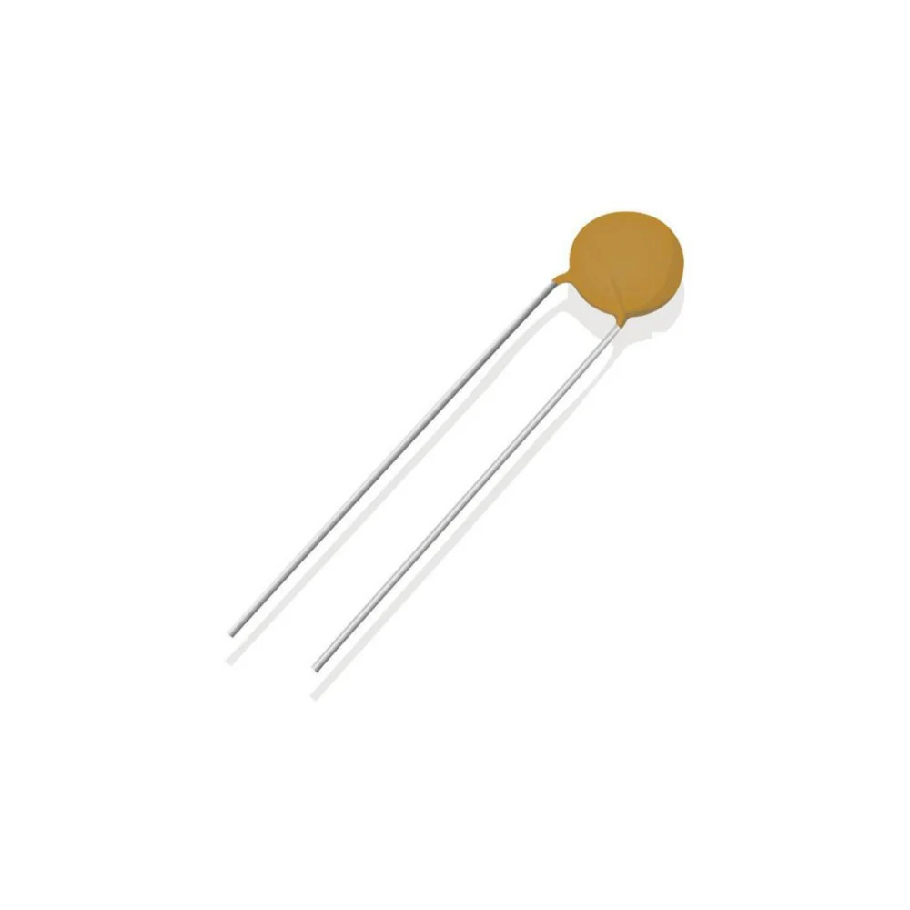 0.047uF (47nF) 473 Ceramic Disc Capacitor (47000pF Non-Polarized Through-Hole Capacitor) image 1