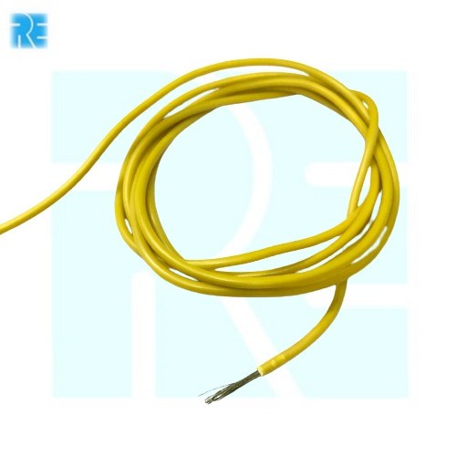 Yellow 23/38 SWG PVC Tinned Copper Flexible Wire 1 MTR  image 1