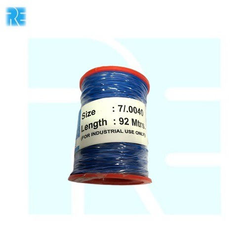 Blue 7/40 SWG PVC Tinned Copper Flexible Wire 92 MTR image 1