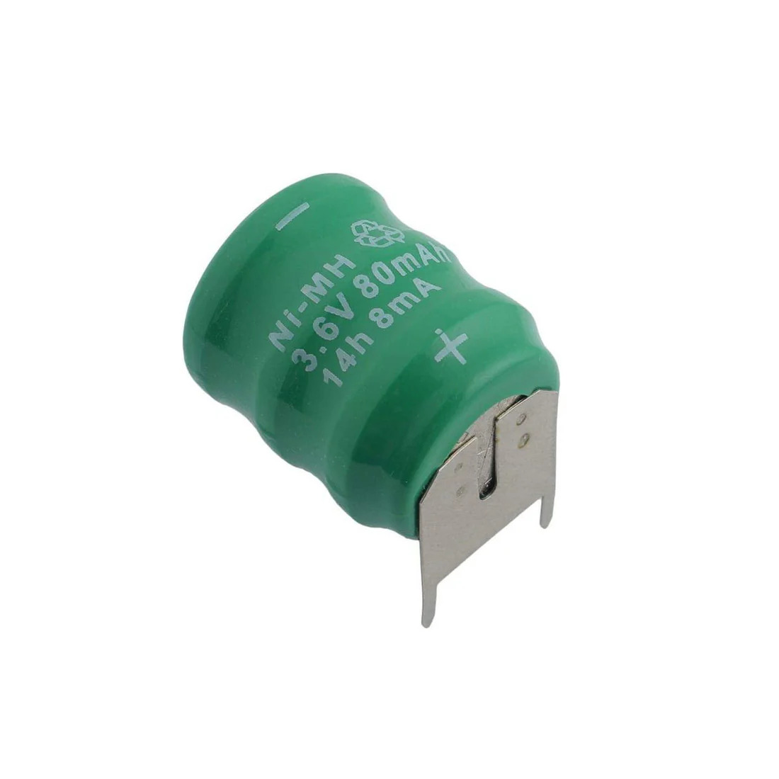3.6V 60mAh PCB Mount Ni-MH Rechargeable Battery