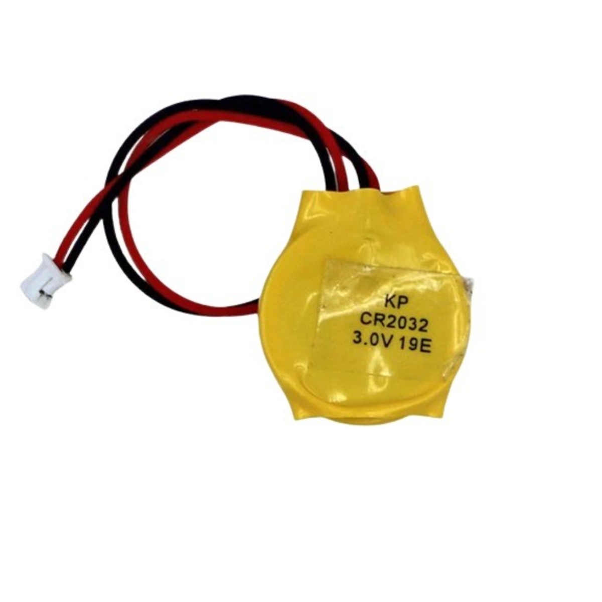 CR2032 3V Lithium Coin Cell Battery with 2-Pin Connector (Leaded Backup Battery)
