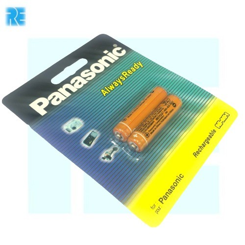 Panasonic AAA Ni-MH 650 mAh Rechargeable Battery - Pack of 2 image 1
