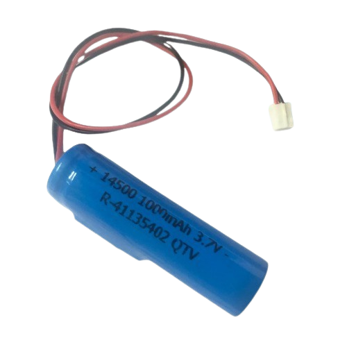 14500 3.7V 1000mAh Rechargeable Lithium-Ion Battery with BMS Connector (Protected Li-Ion Battery Pack) image 1