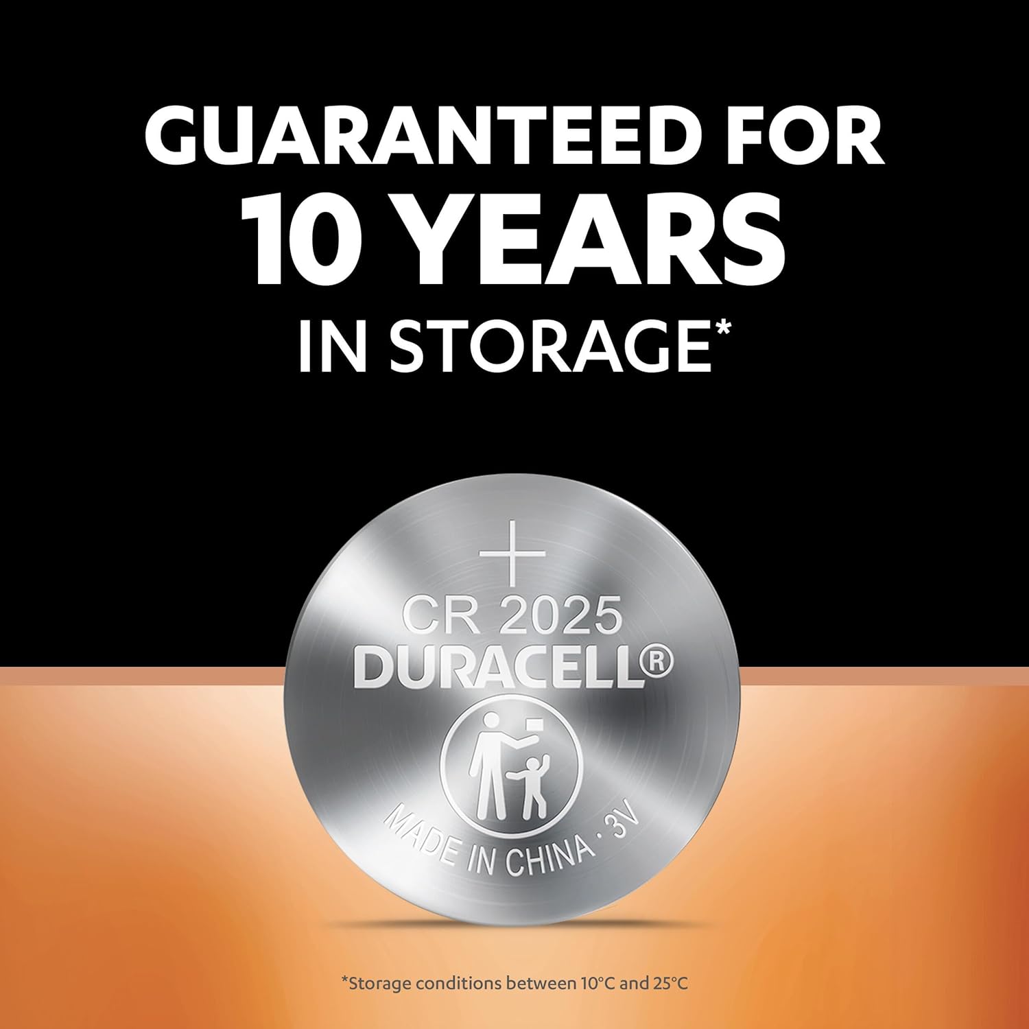 Duracell CR2025 3V Lithium Coin Cell Battery (CR2025 Lithium Battery) image 2