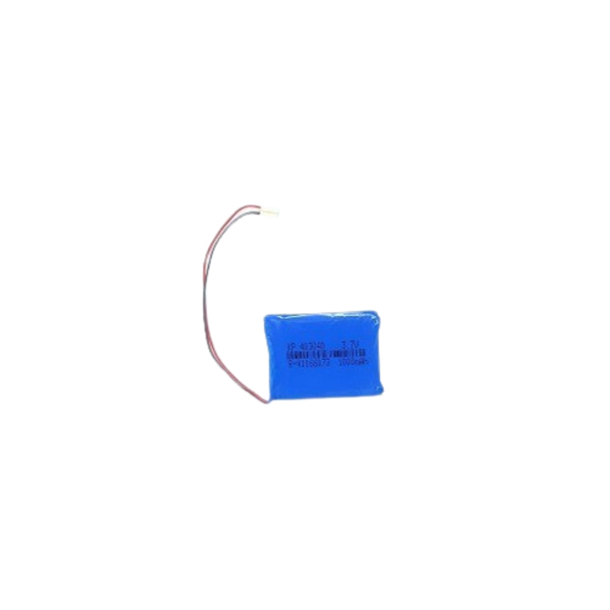 KP-403040 3.7V 1000mAh Li-Po Rechargeable Battery with Connector (Lithium Polymer Battery Pack) image 1