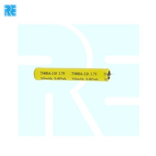75400A-3.7 V / 110 mAh MINI PENCILL BATTERY image 1