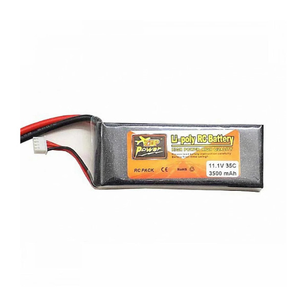 3500mAh ZOP Power 35C-3S 11.1V LiPo Battery image 1