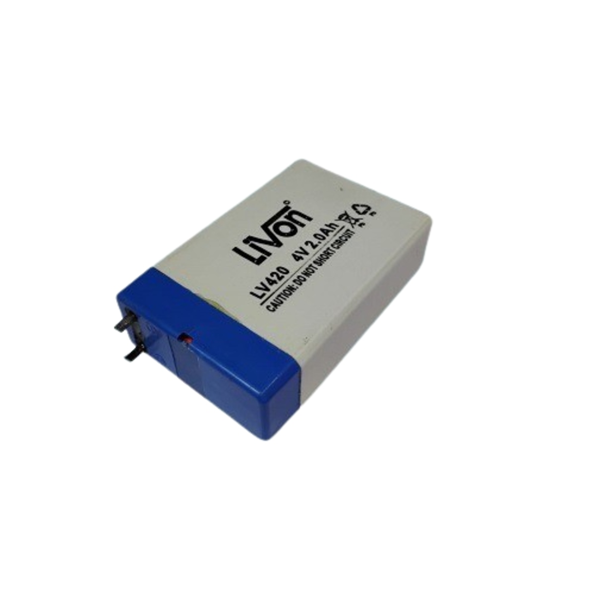 4V 2Ah Rechargeable Sealed Lead Acid Battery (4V 2000mAh SLA VRLA Battery) image 1
