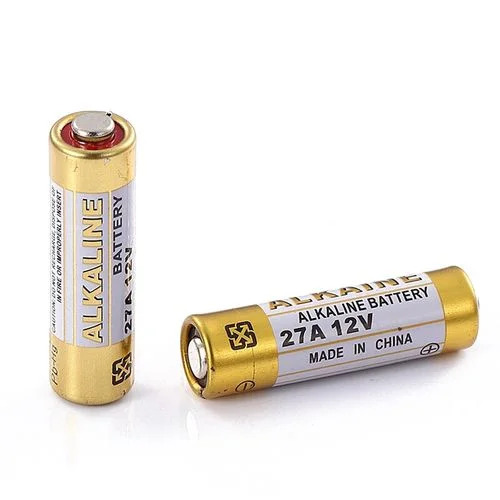 12V 27A Alkaline Battery 27AE-2C5 (A27 MN27 V27GA Miniature Battery) image 1