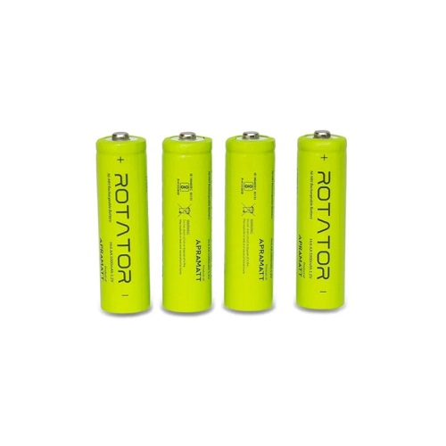 Apramatt Rechargeable Battery NH AA 1000 BP4 Pack of 4 (AA NiMH 1000mAh Rechargeable Batteries) image 2