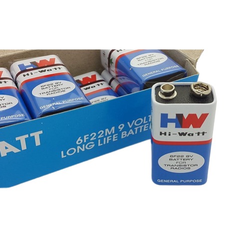 9V Original HW High-Quality Battery (Metal Jacket Leakproof General Purpose Battery) image 3