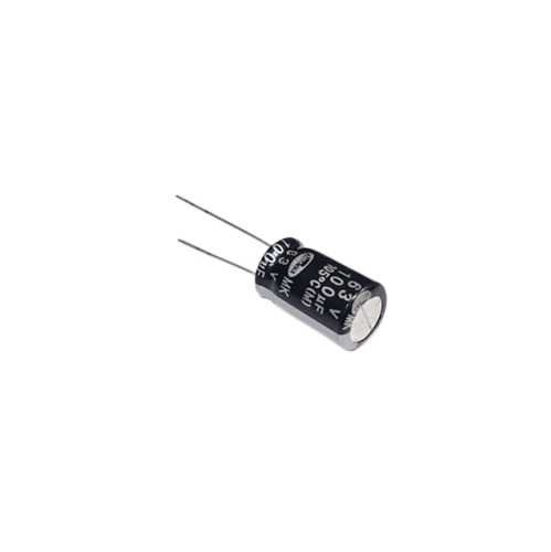 100uF 63V 105 Degree SAMWA Electrolytic Capacitor 11x10mm image 1