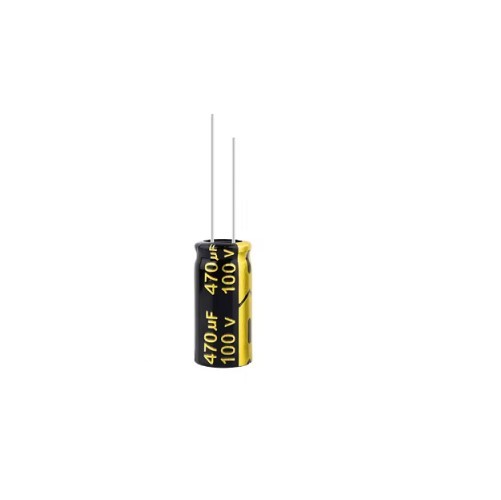 470uF 100V 105 Degree Electrolytic Capacitor 18x30mm image 1