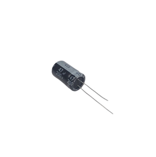 47uF 200V 105 Degree Electrolytic Capacitor 20x13mm image 1