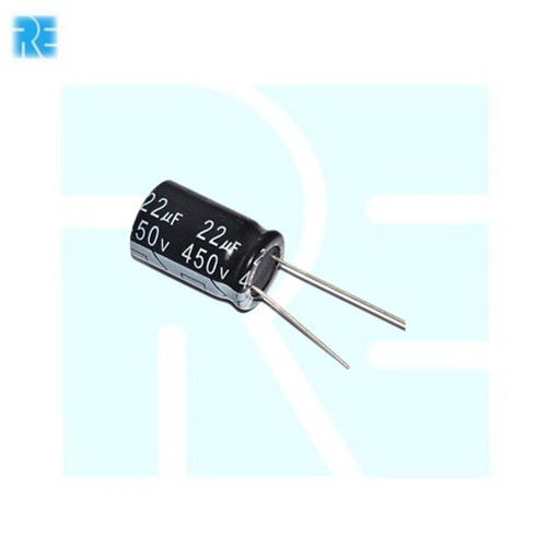 22uF 450V 105 Degree Electrolytic Capacitor 11x20mm image 1