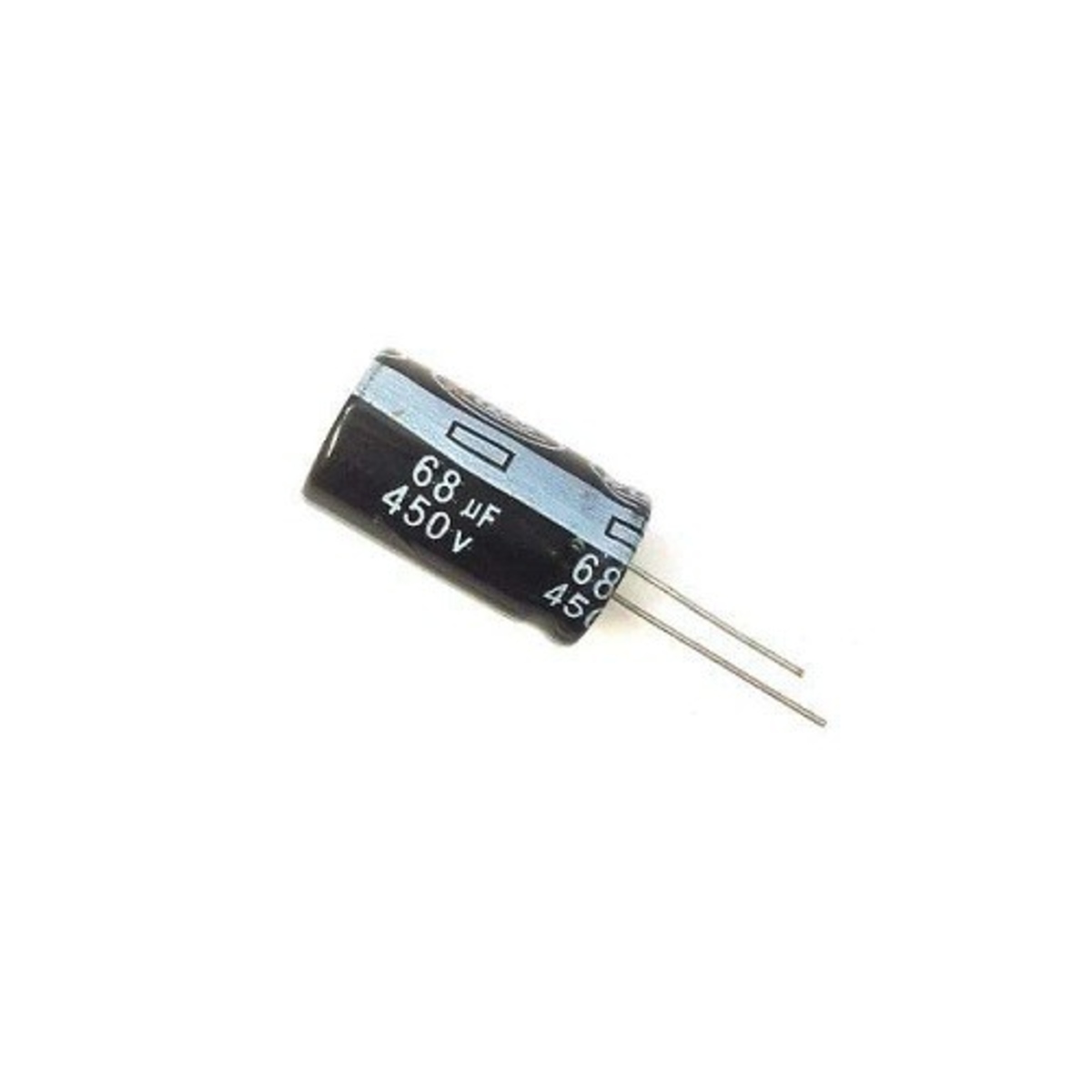 68uF 450V 105C Radial Electrolytic Capacitor (18 × 25mm Aluminum Capacitor) image 1