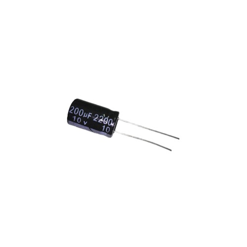 2200uF 10V 105 Degree Electrolytic Capacitor 20x8mm image 1