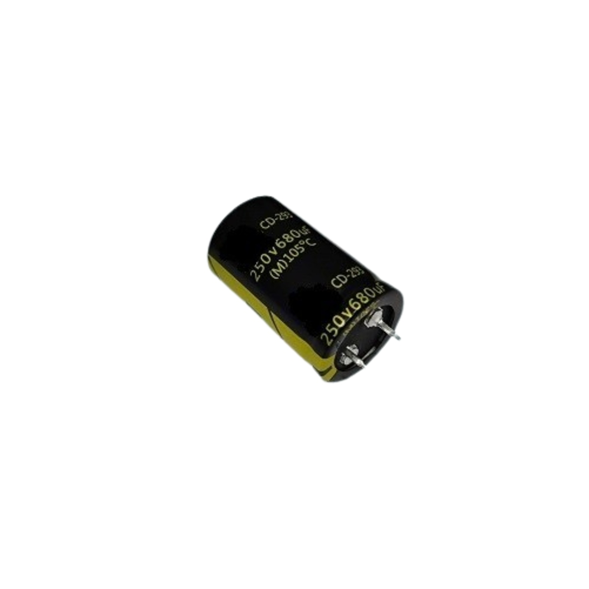 680uF 250V 105C Radial Electrolytic Capacitor (24 × 40mm Aluminum Capacitor) image 1