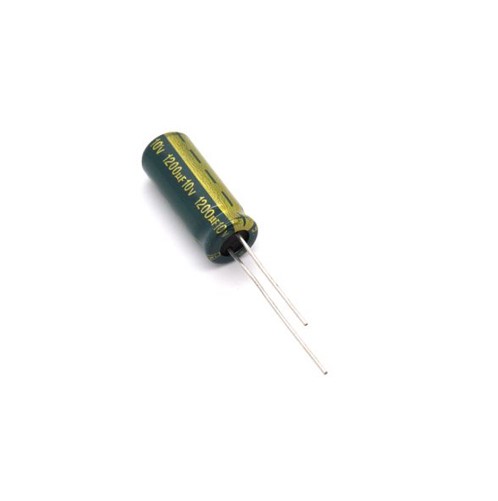 1200uF 10V 105 Degree Electrolytic Capacitor 19x9mm image 1