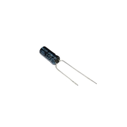 2.2uF 100V 105 Degree Electrolytic Capacitor 11x5mm image 1
