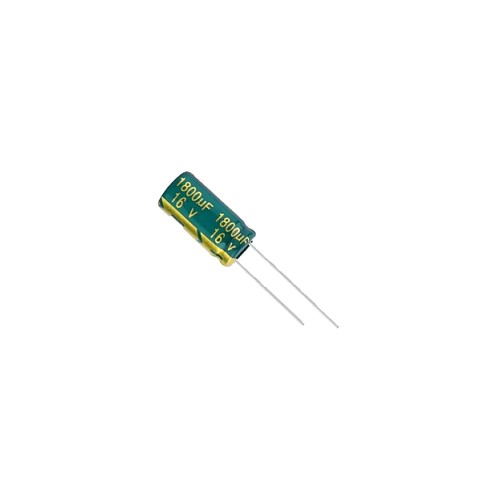1800uF 16V 105 Degree Electrolytic Capacitor 25x10mm image 1
