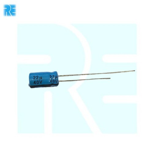 22uF 40V Redial Capacitor image 1