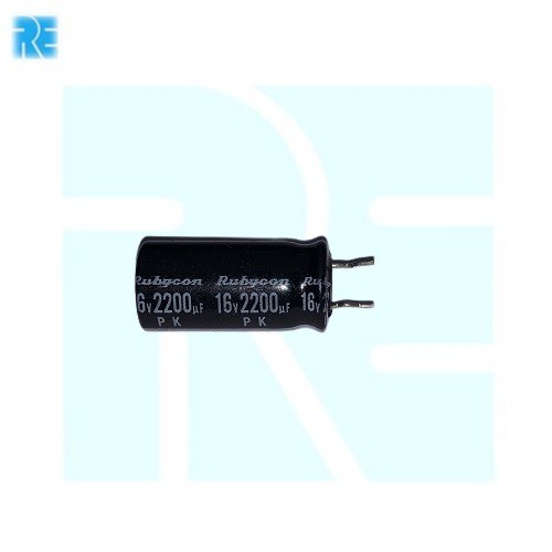 2200uF 16V Redial Capacitor (CUT LEAD) image 1
