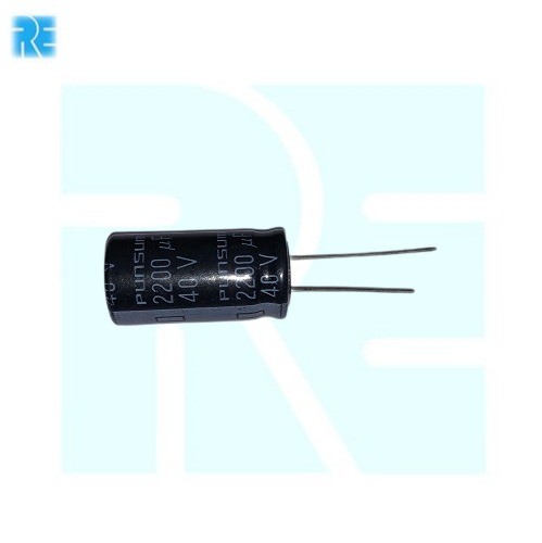 2200uF 40V Redial Capacitor image 1