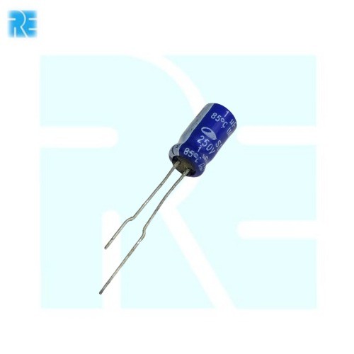 1uF 250V Redial Capacitor image 1