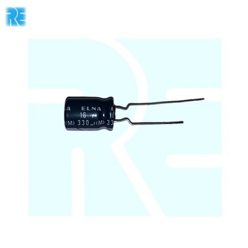 330uF 16V Redial Capacitor image 1