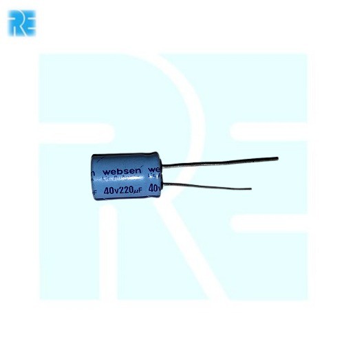 220uF 40V Redial Capacitor image 1
