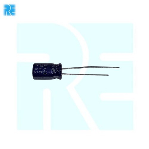 47uF 50V Redial Capacitor image 1