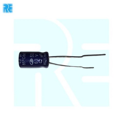 47uF 63V Redial Capacitor image 1